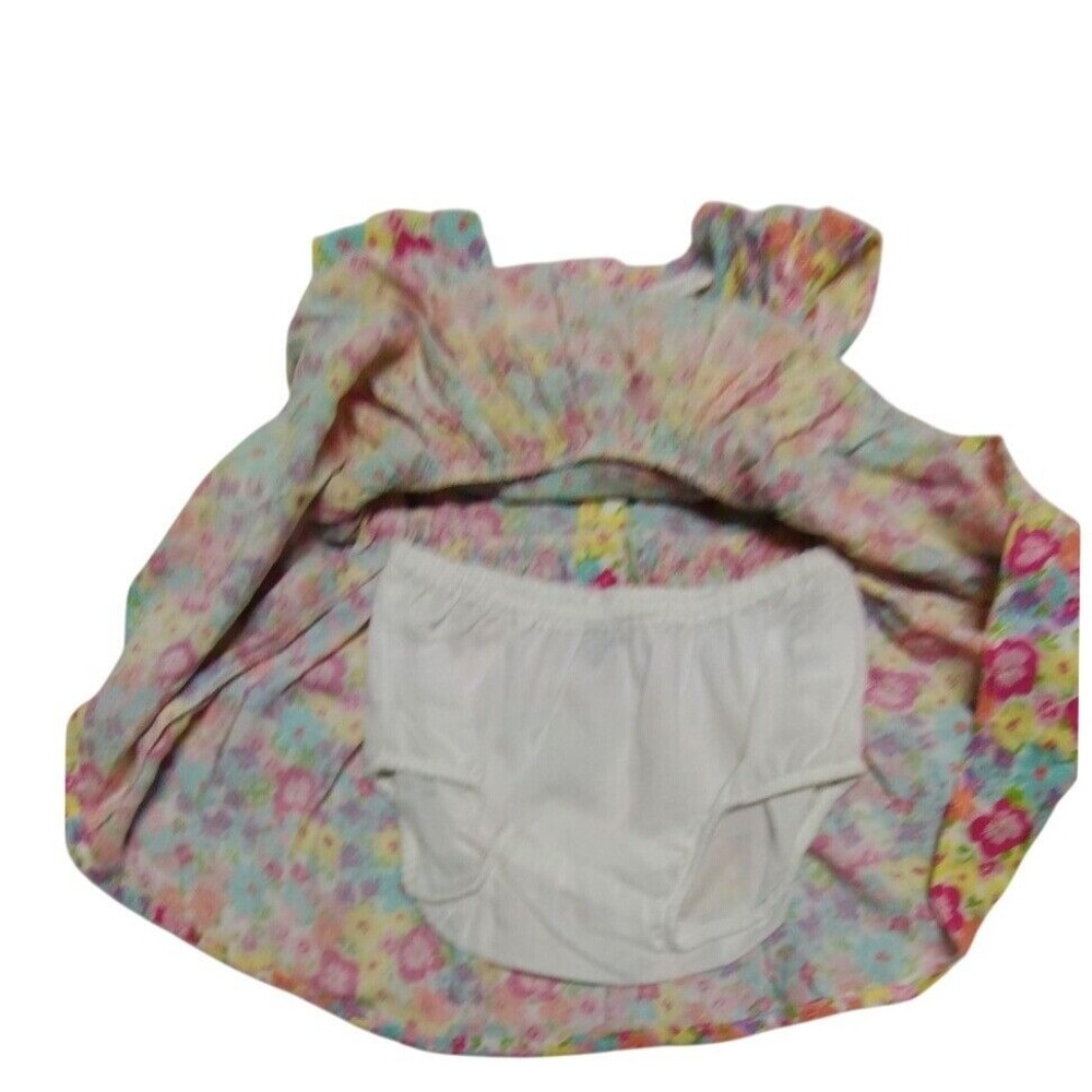 The Children's Place Floral Dress Summer Casual Outfit Toddler Girl 6-9M - Picture 6 of 10